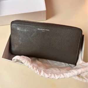 Balenciaga zippy long wallet